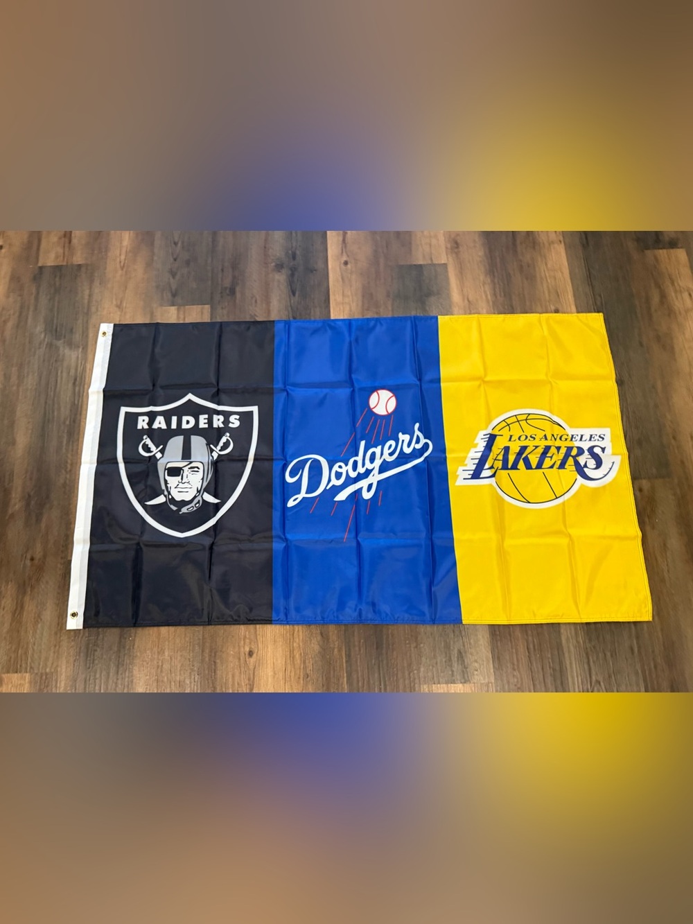 Los Angeles dogers flag multi team Chargers Lakers 3 x 5 Ft Banner double sided